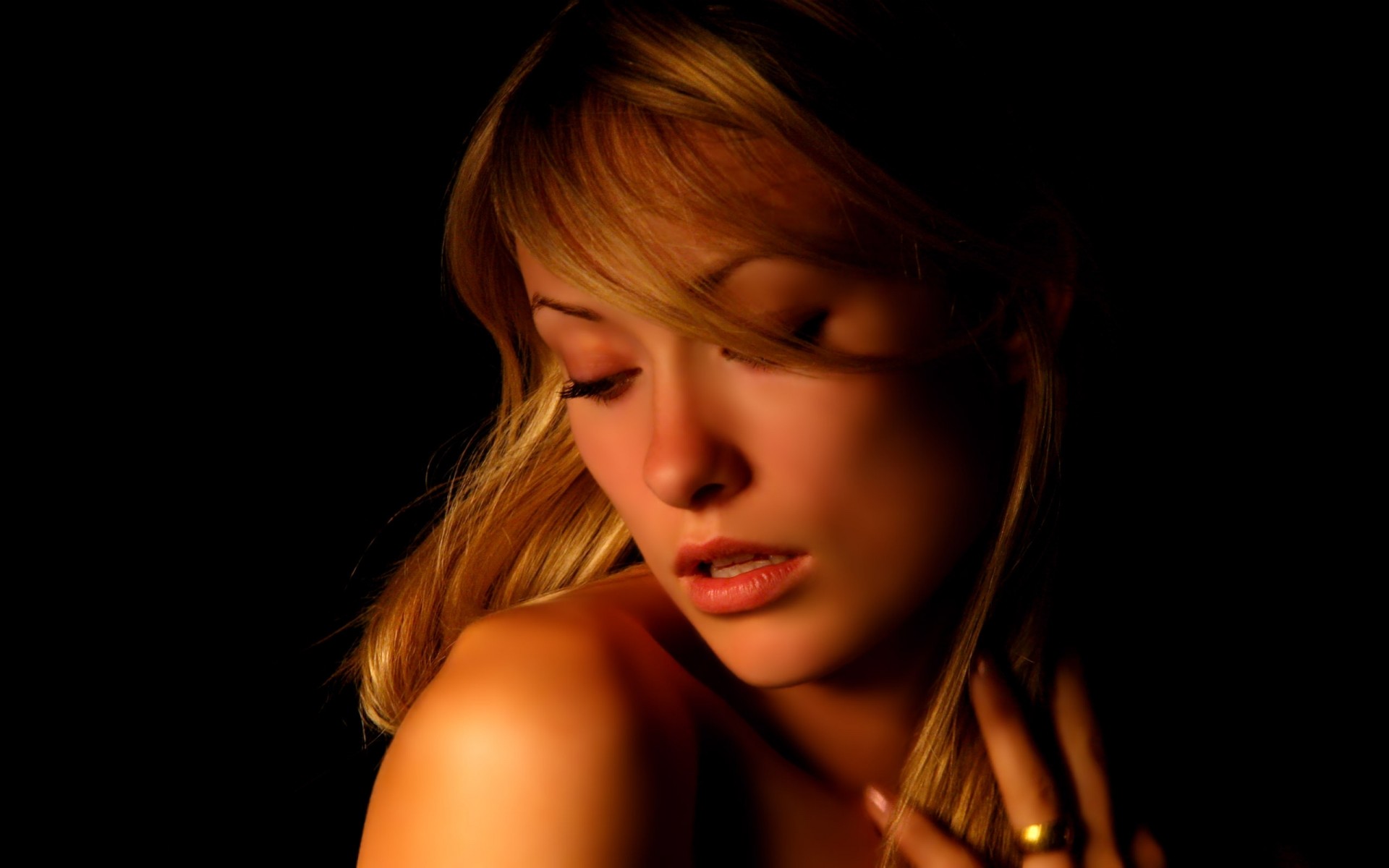 әйел портрет қыз сән сексуалдық гламур қараңғы өте бір ню