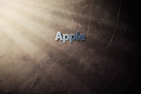 Apple сұр әріптермен жазылған