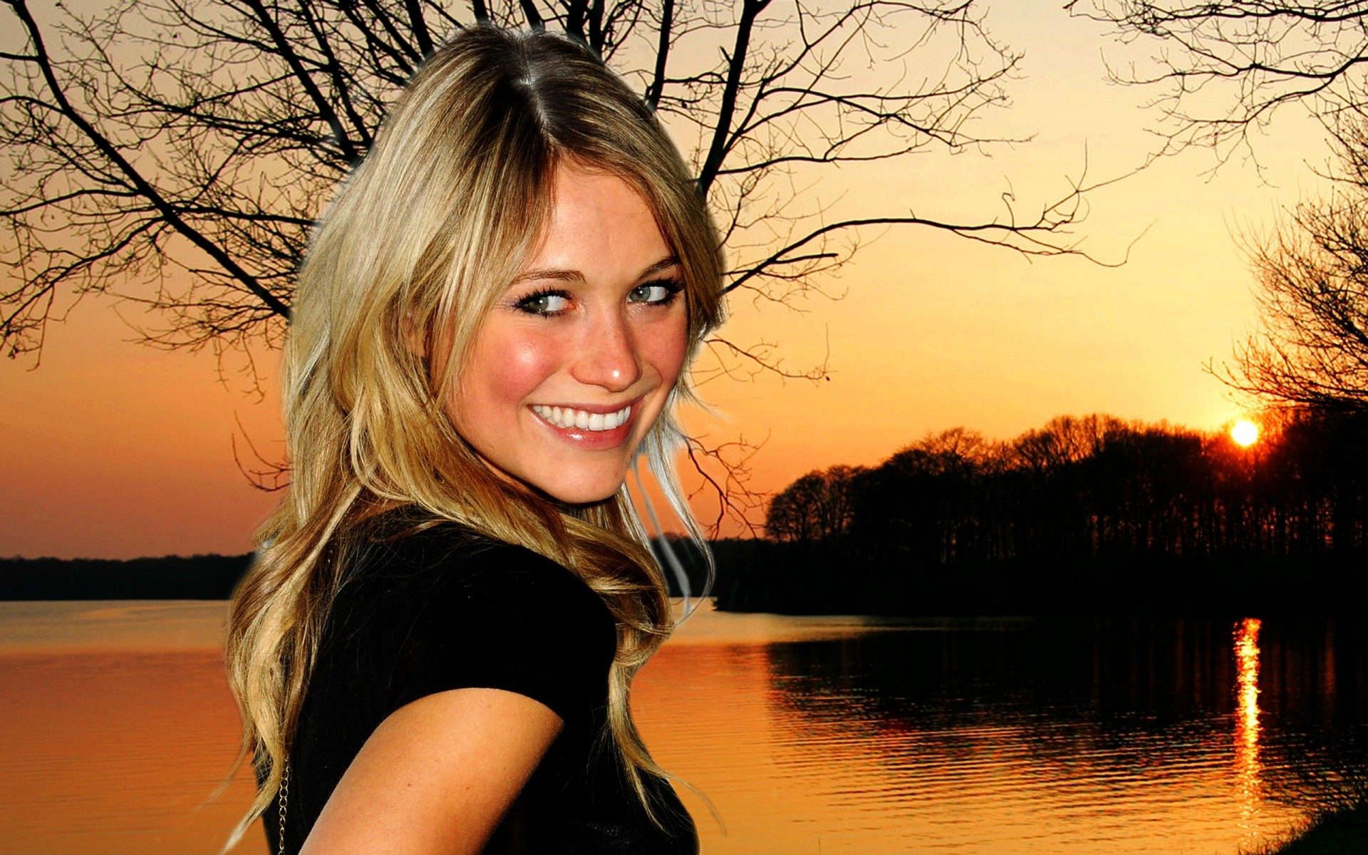 күн батуы табиғат су әйел күз көл әдемі кешке қыз таң ашық ауада күн аққұба балақай