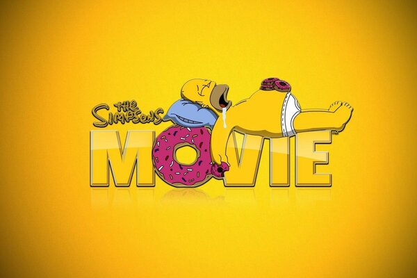 Simpsons. Өнер. Мультфильм. Вектор