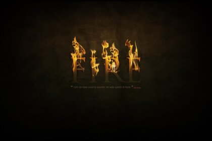 Алыстағы жалын. Жарық. Ыстық