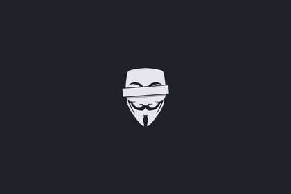 Қараңғы фонда венетта маскасы