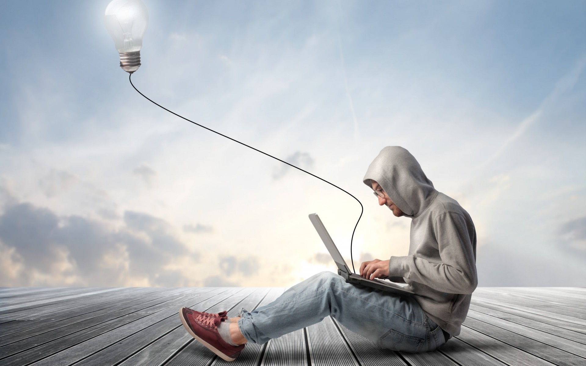 бір аспан адам ашық ауада бизнес ересек энергия табиғат технология ноутбук қиял гек