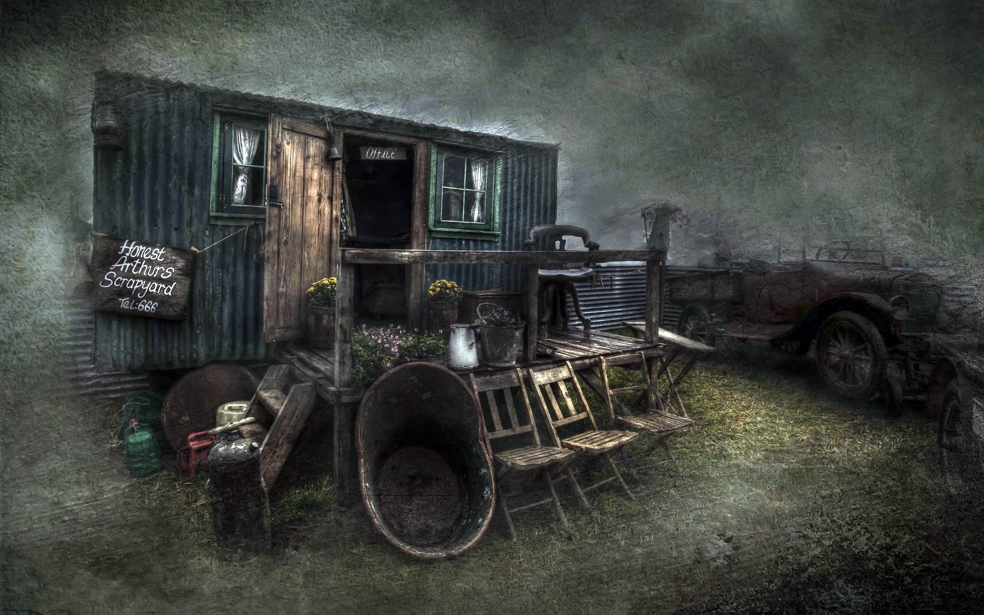 қараусыз қалған винтаж автомобиль ескі ағаш ыдырау көлік жүйесі тот басқан сынған көне заттар винтаждық тауарлар винтаждық фон ретро