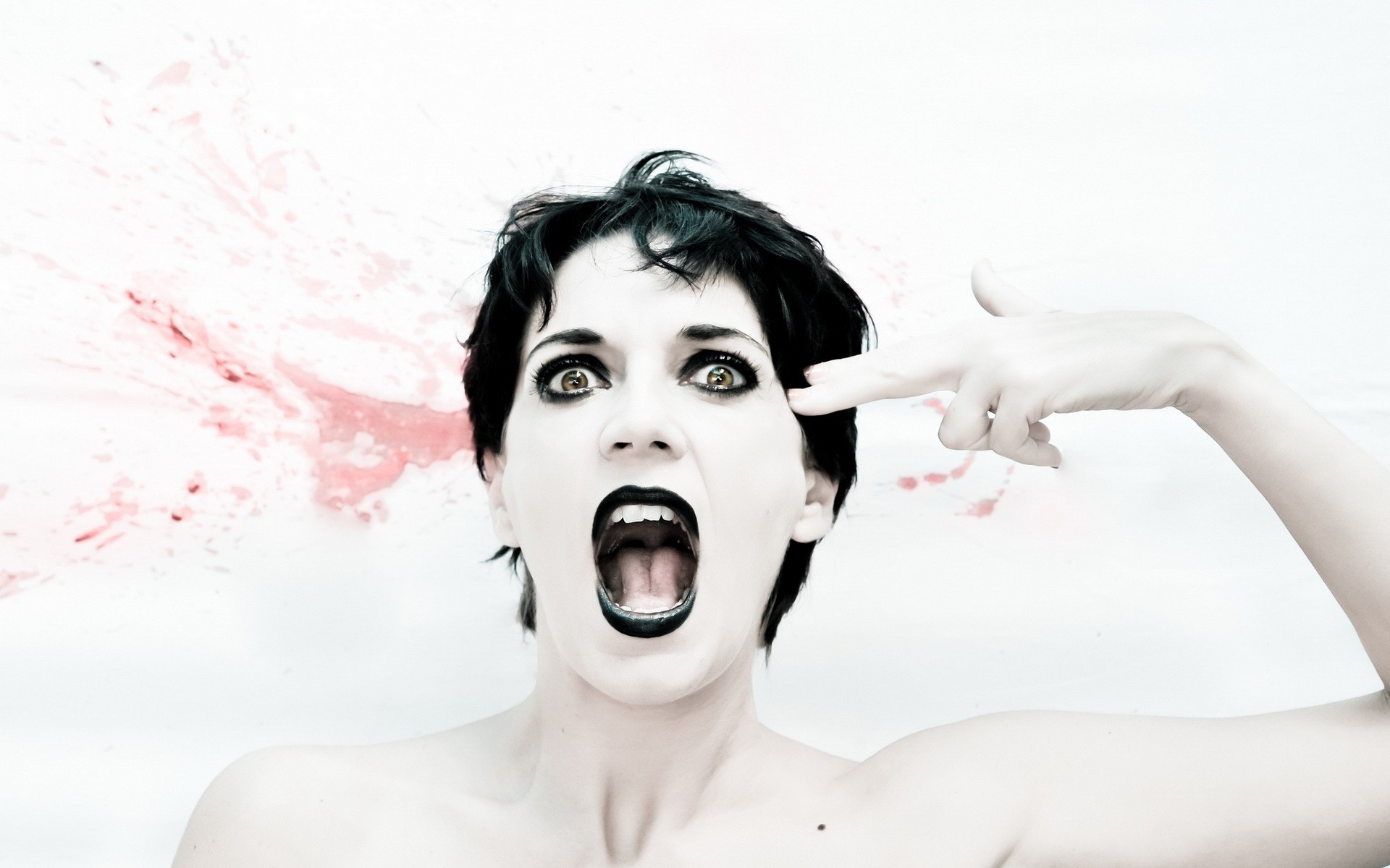 қыз әйел портрет жас сән бет әдемі ересек гламур модель брюнетка бір адам жағдай есеңгіреген әйел есеңгіреген тұлға