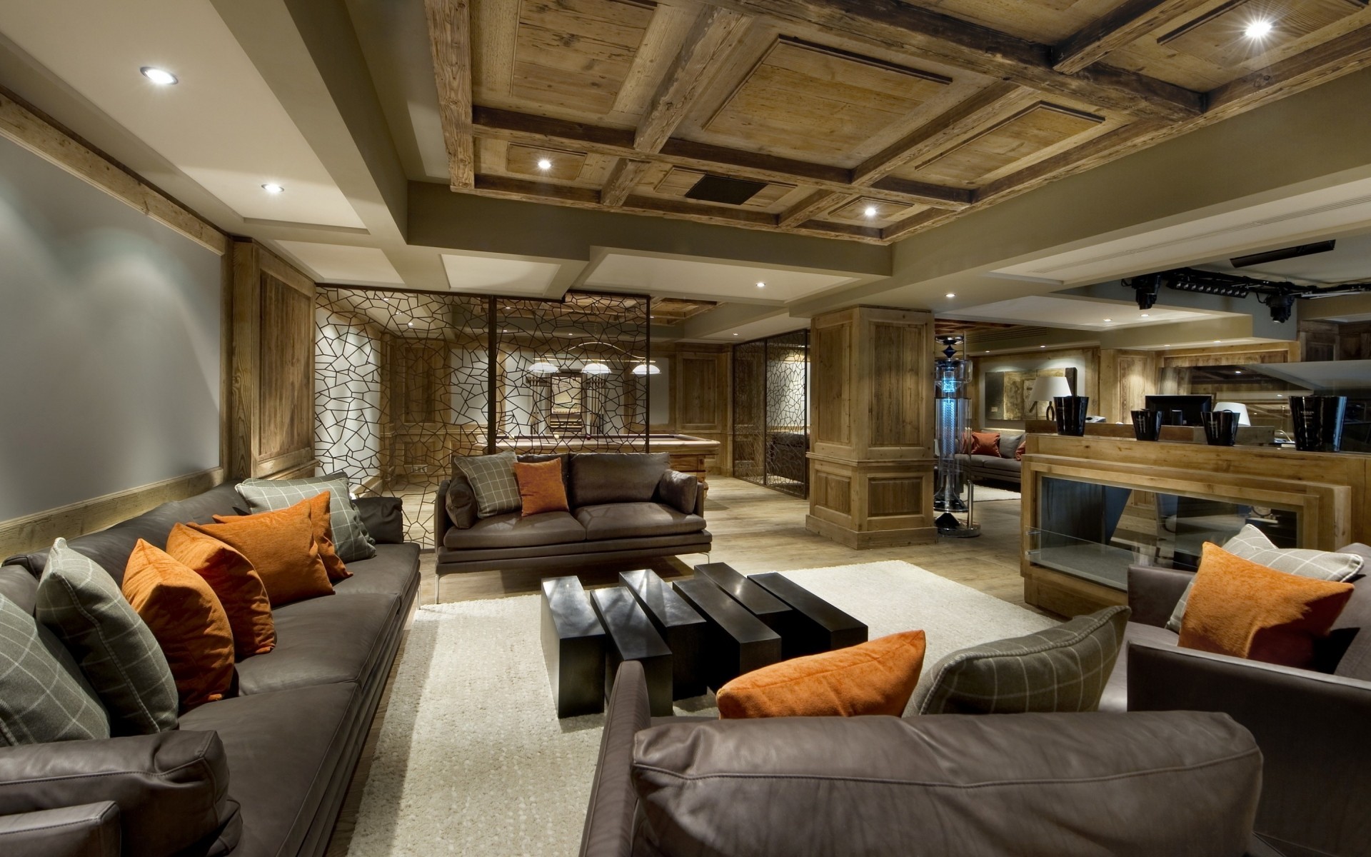 жиһаз бөлме ішкі орын диван ішкі кесте қонақ үй терезелер еден орындық сәнді отбасы шам пәтер интерьер дизайны