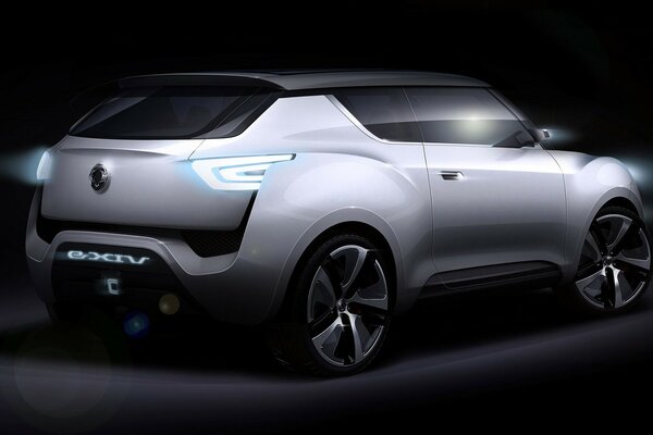 SsangYong электрондық XIV артқы тұжырымдамасы