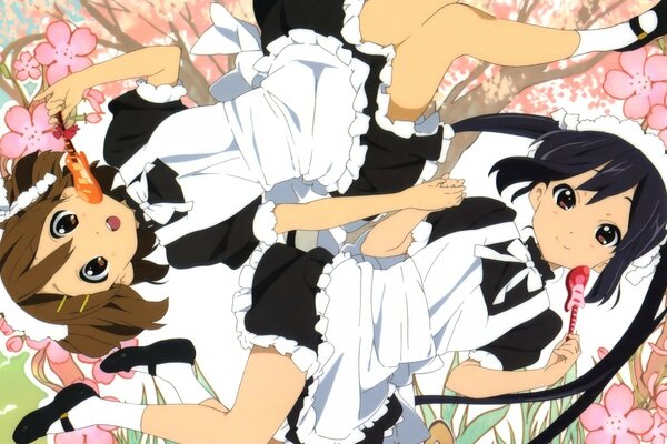 Аниме. Иллюстрация. K-on. Кейіпкерлер
