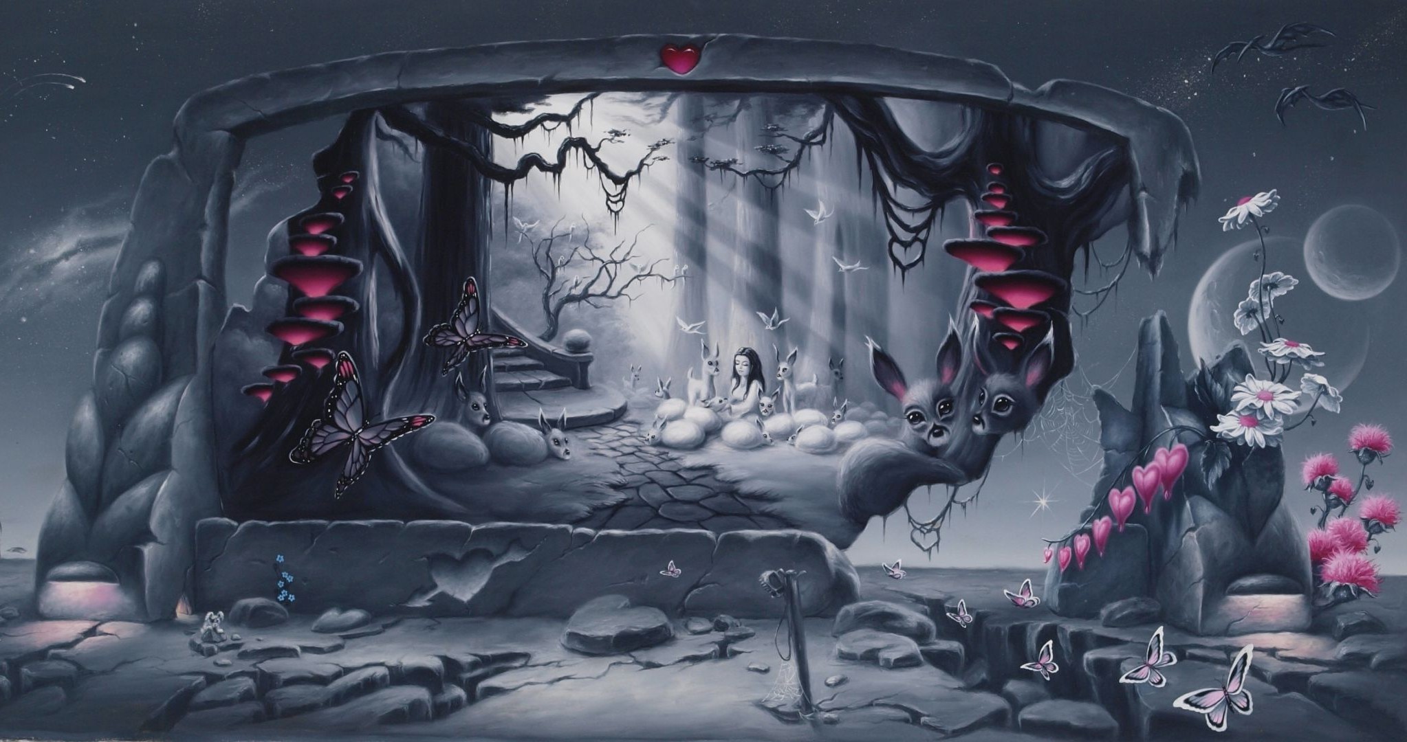 граффити хэллоуин иллюстрация қорқыныш