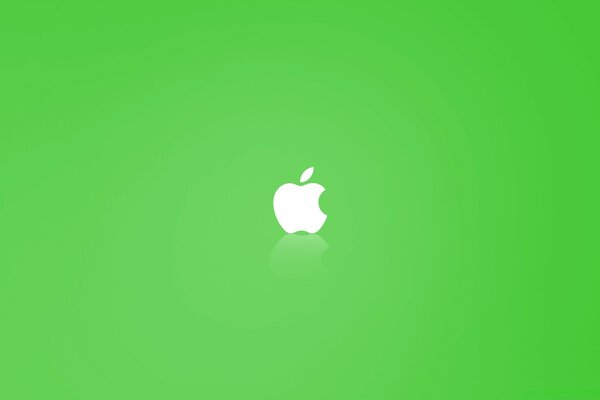 Жасыл жұмыс үстелінің тұсқағазы apple алмасы
