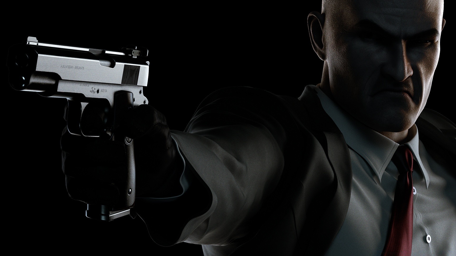 hitman полиция қылмыс тапанша адам қару қауіпсіздік күш тапанша үй ішінде қауіп өнер портрет