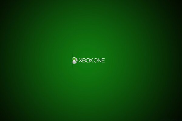 Жасыл фонда Xbox лог консолінің логотипі