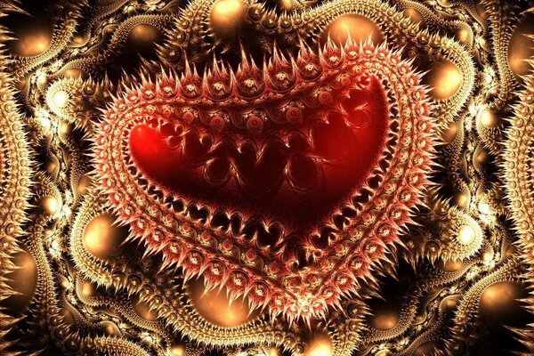 Қызыл және қоңыр реңктердегі дерексіз үлгі
