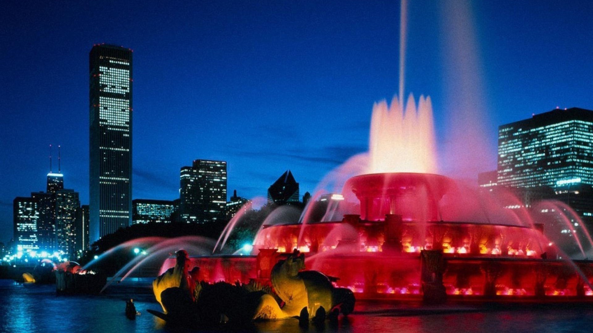 қала қала орталығы зәулім ғимарат қала кешке сумт саяхат skyline сәулет үй қала жарық көше күннің батуы көпір су шағылысу жарықтандыру өзен аспан